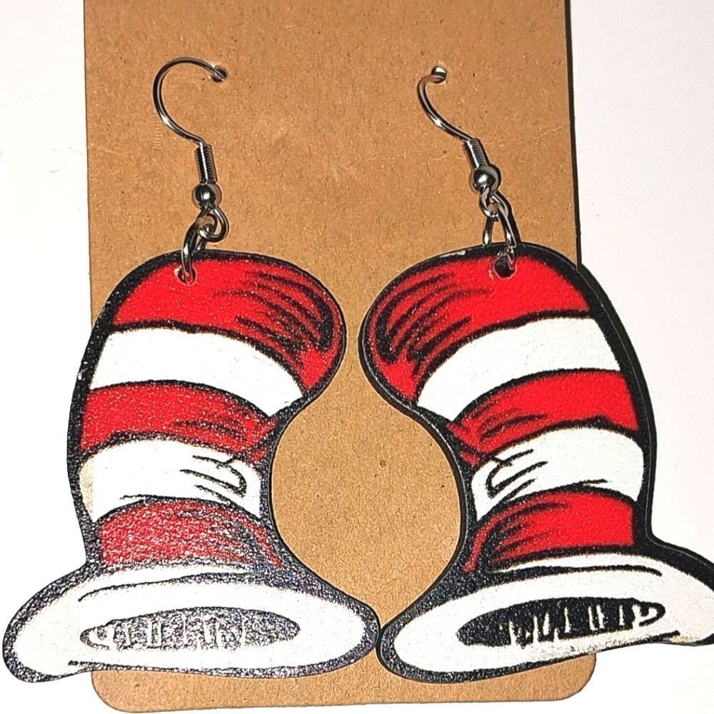 Hand crafted dangle earrings - Picture 5 of 5